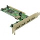DeLOCK USB2.0 PCI card, 4+1 Port